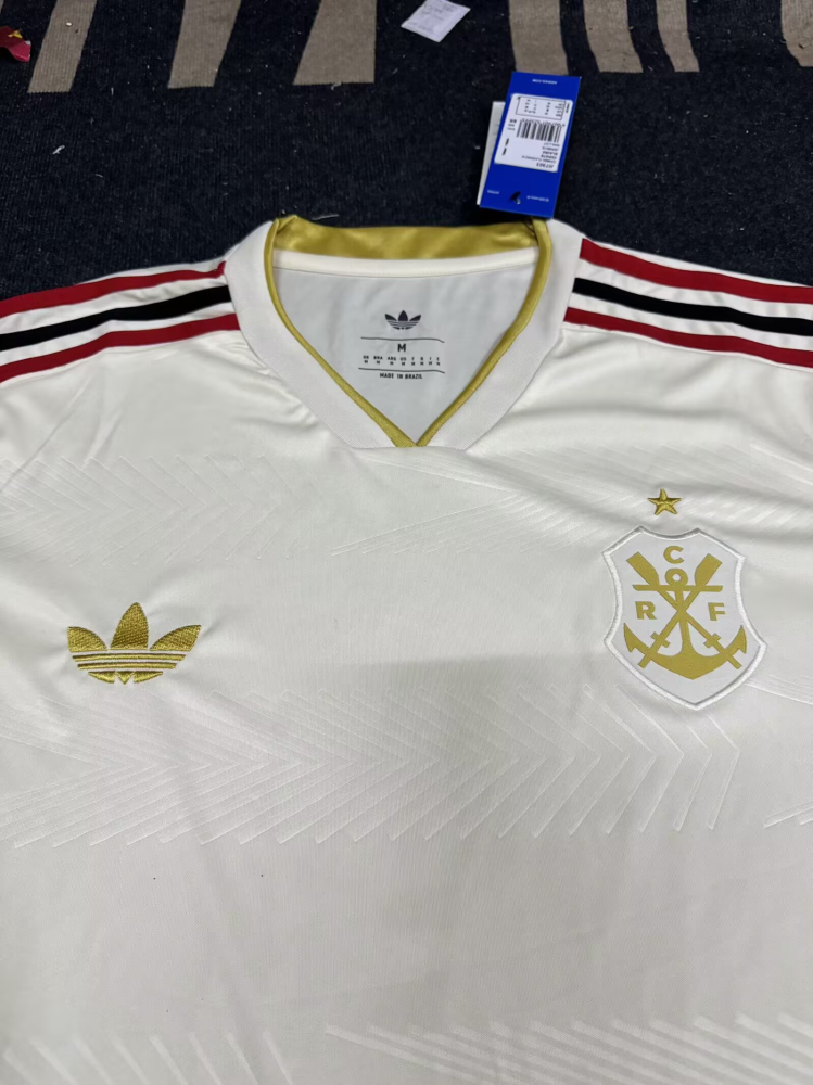 （S-4XL）1:1 Copy Top Quality 2025/2026 CR Flamengo Away Football Jersey （ Fan Edition）