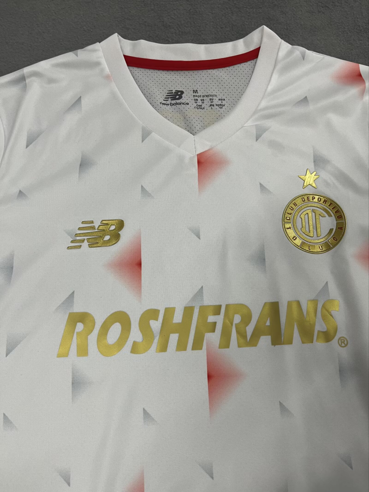 （S-4XL）1:1 Copy Top Quality 2025/2026 Toluca Away  Football Jersey （Fan Edition）