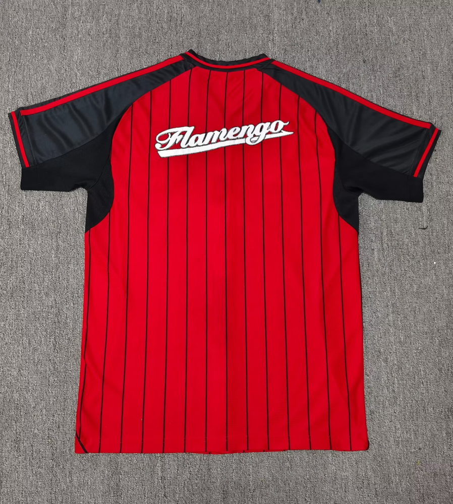 （S-2XL）1:1 Copy Top Quality 2025/2026 CR Flamengo Baseball uniform Football Jersey （ Fan Edition）