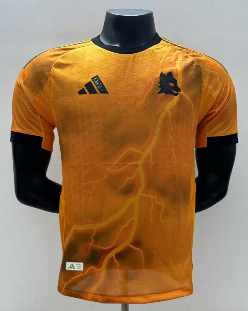 （S-2XL）1:1 Copy Top Quality 2025/2026 AS Roma  Away Football Jersey （ Player Edition）