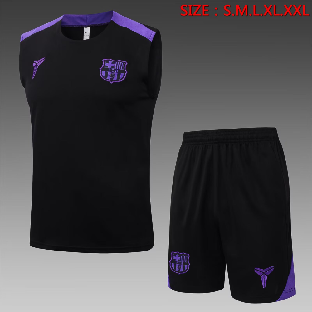 （S-2XL）1:1 Copy Top Quality 2025/2026 Barcelona vest set Football Jersey （ Fan Edition）