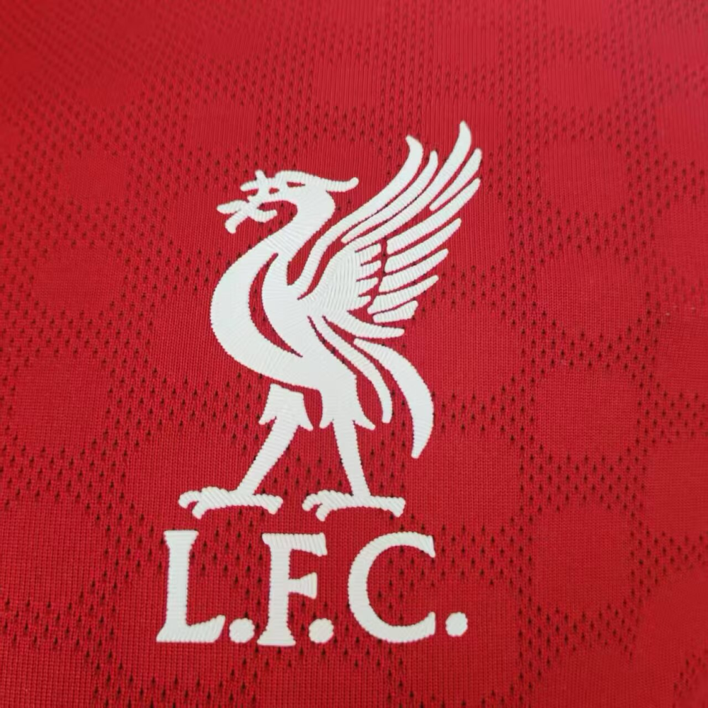（S-4XL）1:1 Copy Top Quality 2025/2026 Liverpool Home long sleeves Football Jersey （Player Edition）