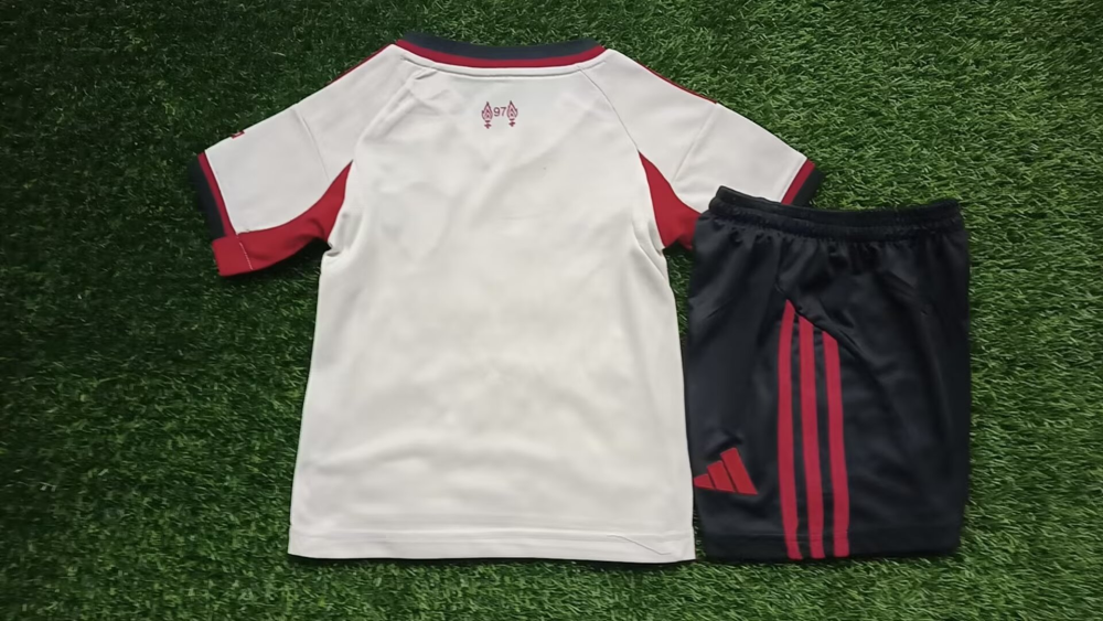（16-28）1:1 Copy Top Quality 2025/2026 Liverpool  Away Football Jersey (Kids)