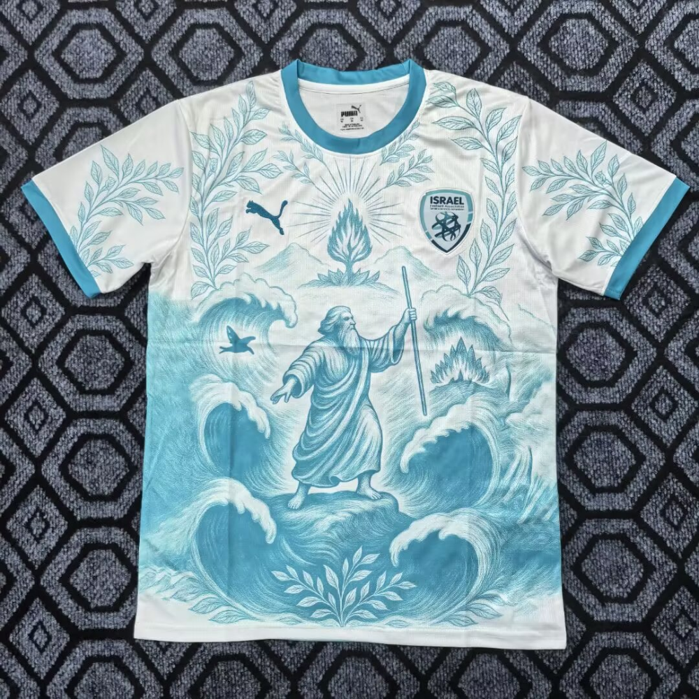 （S-2XL）1:1 Copy Top Quality 2025/2026 Israel Home Football Jersey （Fan Edition）