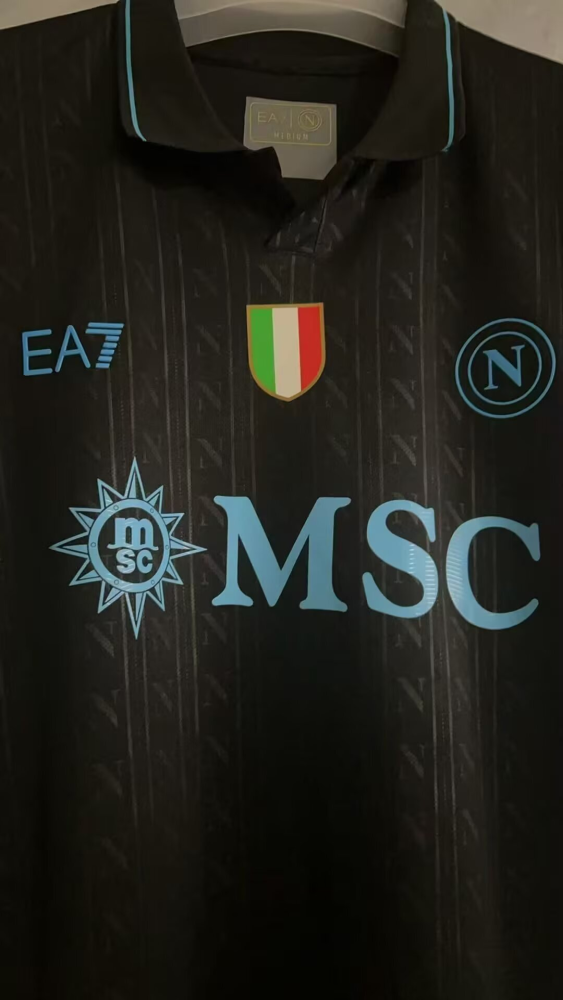 （S-4XL）1:1 Copy Top Quality 2025/2026 Napoli 2nd Away Football Jersey （ Fan Edition）
