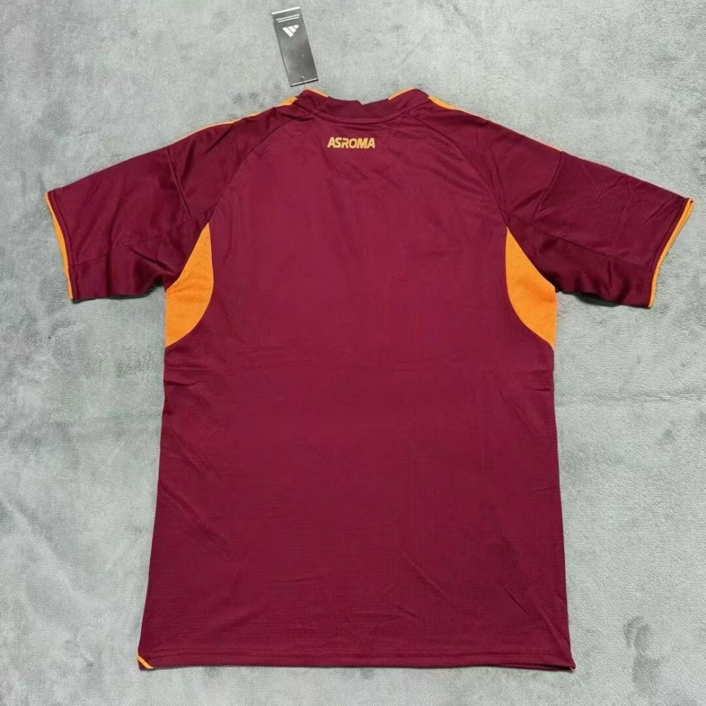 （S-4XL）1:1 Copy Top Quality 2025/2026 AS Roma Home Football Jersey （ Fan Edition）