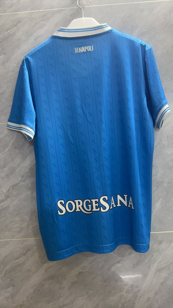 （S-4XL）1:1 Copy Top Quality 2025/2026 Napoli Home Football Jersey （ Fan Edition）