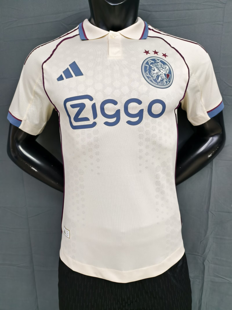 （S-2XL）1:1 Copy Top Quality 2025/2026 Ajax 2nd Away Football Jersey （ Player Edition）