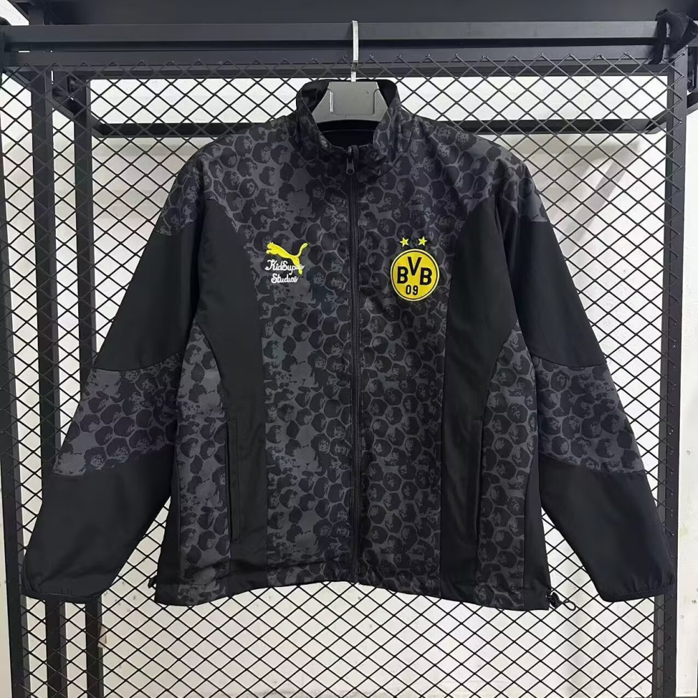 2025/2026 Borussia Dortmund Hat Long Sleeve Jacket Kit