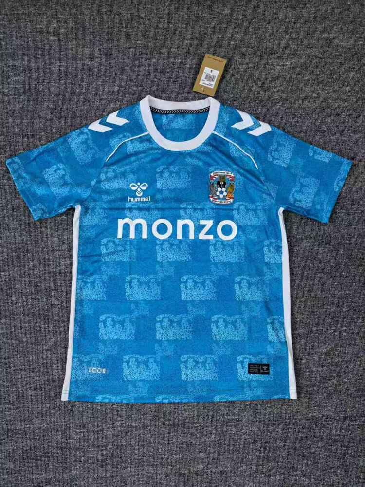 （S-4XL）1:1 Copy Top Quality 2025/2026  Coventry City Home Football Jersey （Fan Edition）