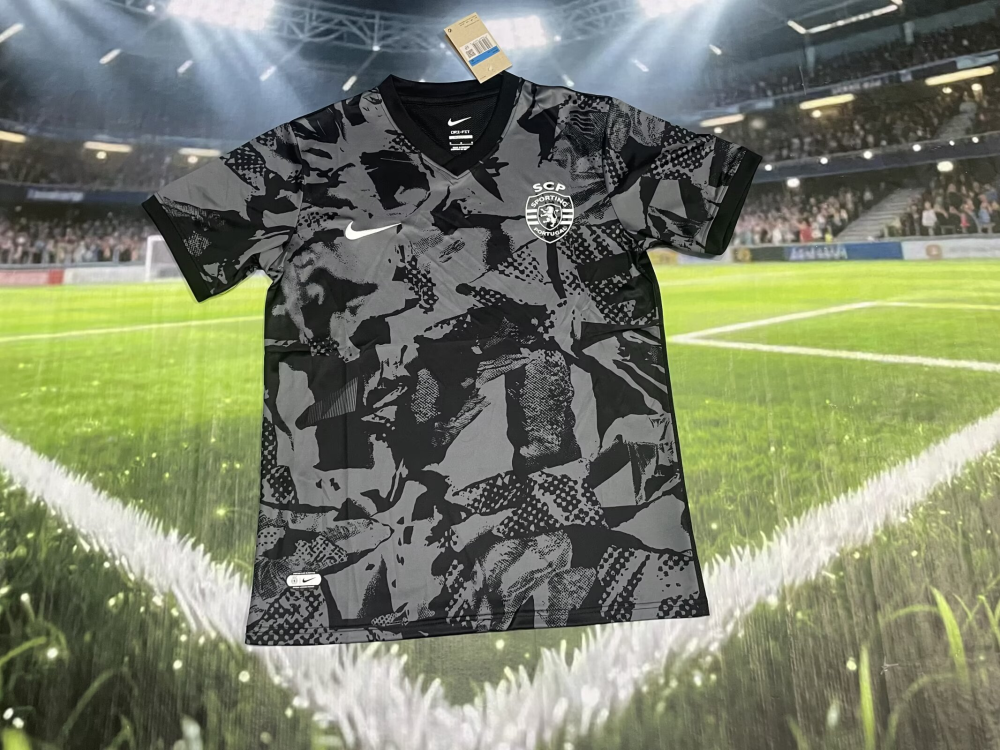 （S-4XL）1:1 Copy Top Quality 2025/2026 Sporting Lisbon Pre-match training suit Football Jersey （Fan Edition）