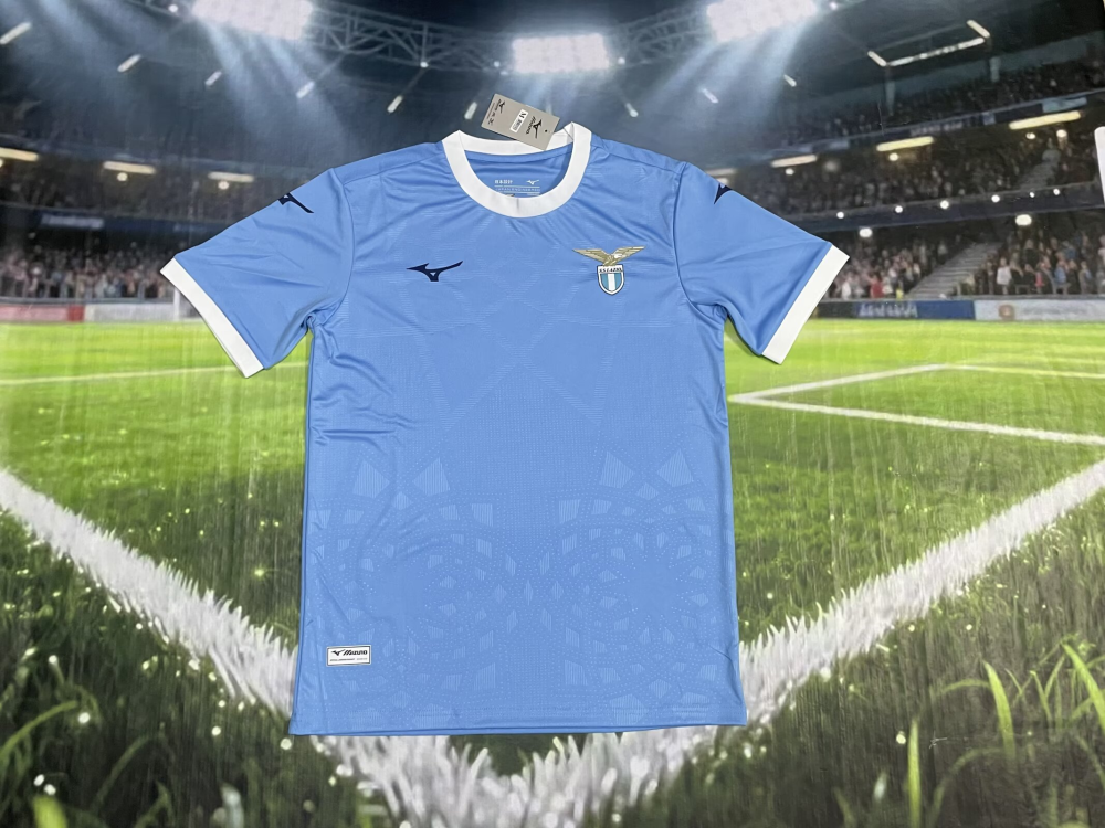 （S-2XL）1:1 Copy Top Quality 2025/2026 Lazio Away Football Jersey （Fan Edition）