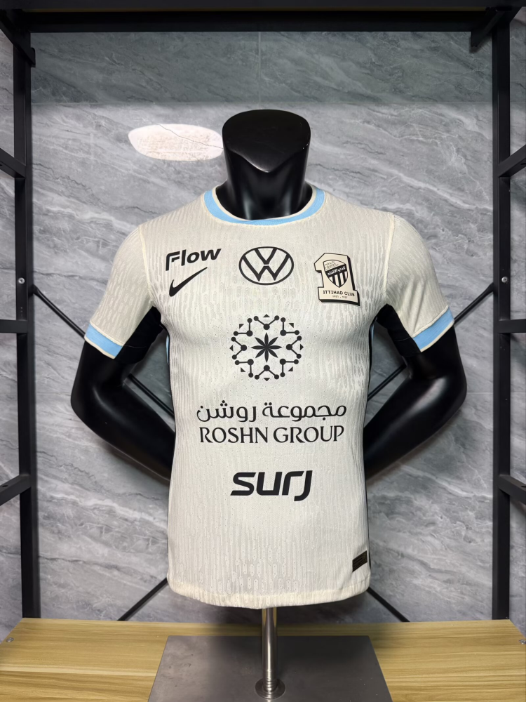 （S-2XL）1:1 Copy Top Quality 2025/2026 Al-lttihad Club Football Jersey （ Fan Edition）