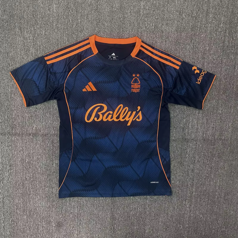 （S-4XL）1:1 Copy Top Quality 2025/2026 Nottingham Forest 2nd Away Football Jersey （Fan Edition）
