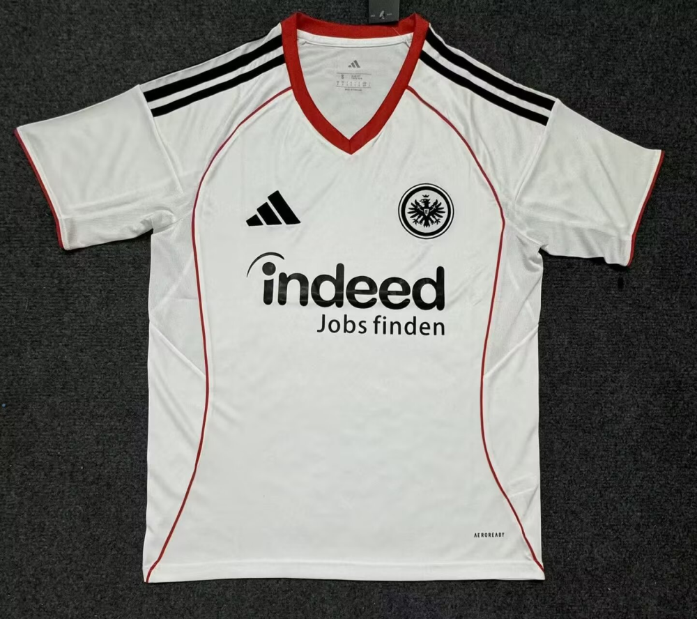 （S-4XL）1:1 Copy Top Quality 2025/2026 Eintracht Frankfurt  Away Football Jersey （Fan Edition）