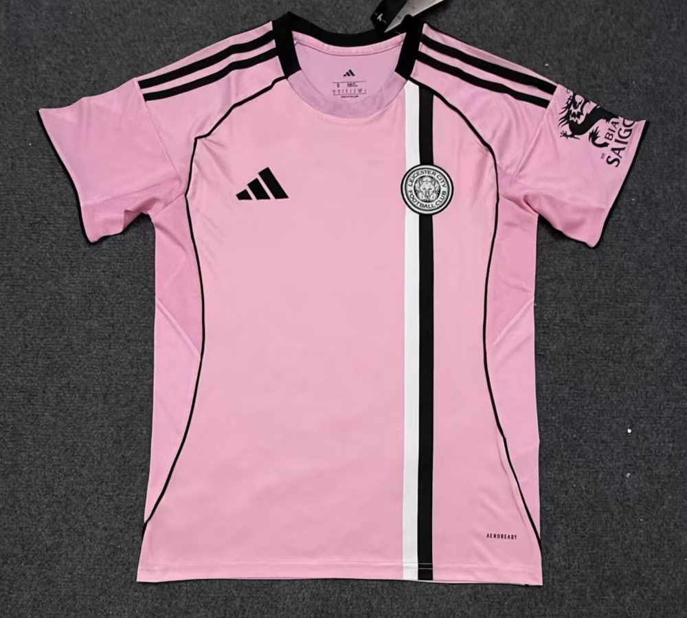 （S-4XL）1:1 Copy Top Quality 2025/2026 Leicester City 2nd Away Football Jersey （ Fan Edition）