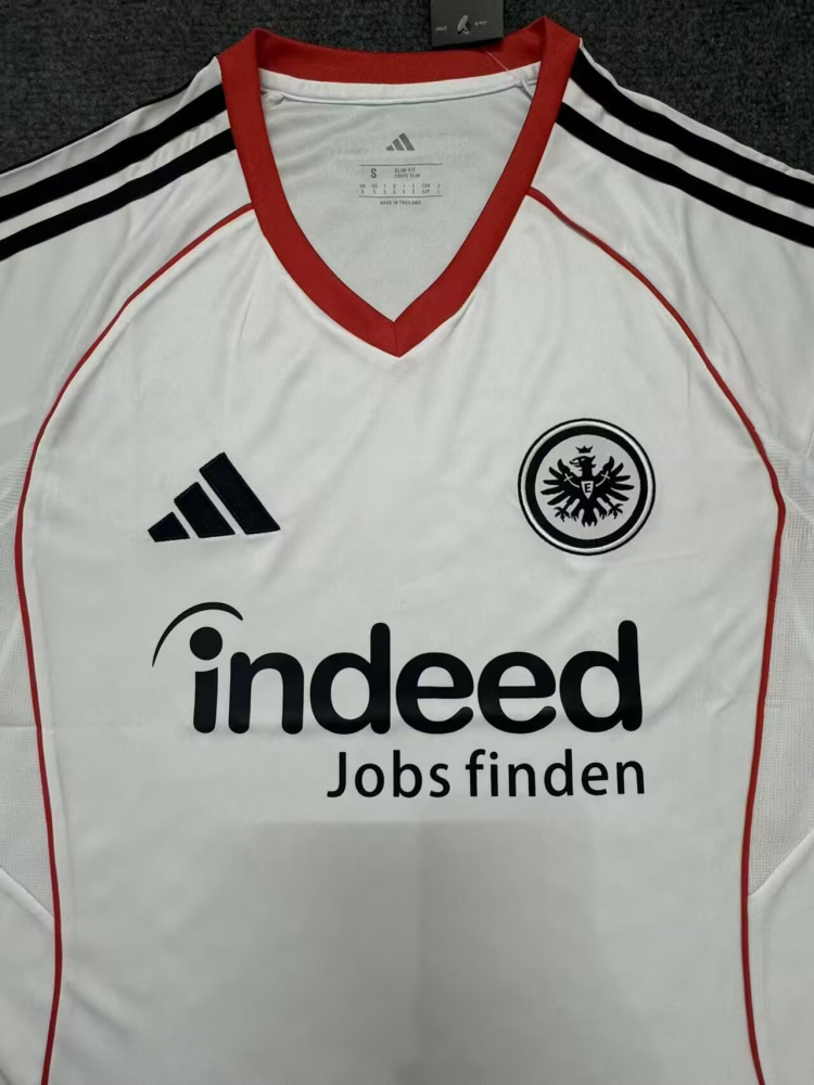 （S-4XL）1:1 Copy Top Quality 2025/2026 Eintracht Frankfurt  Away Football Jersey （Fan Edition）