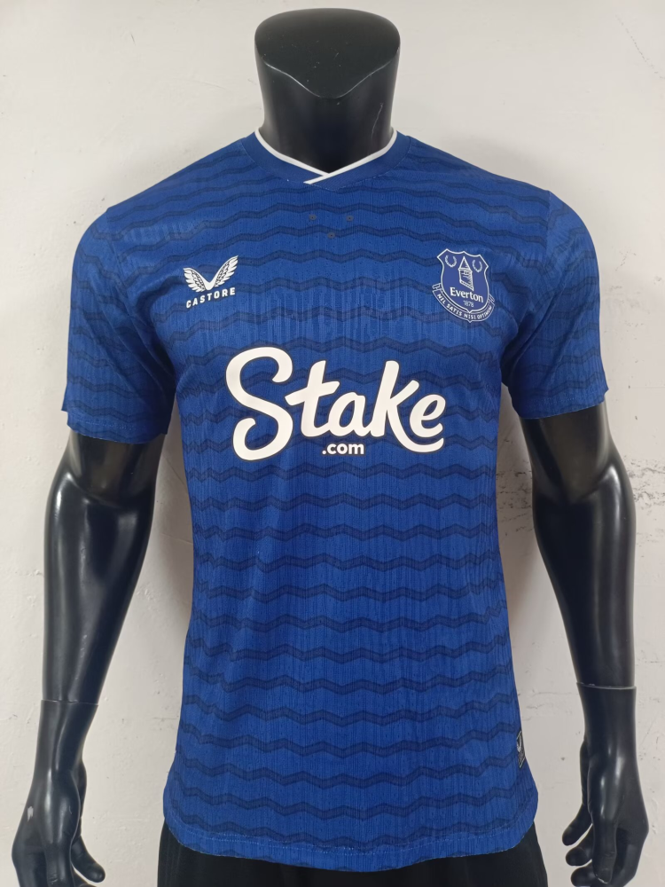 （S-3XL）1:1 Copy Top Quality 2025/2026 Everton Home Football Jersey （Player Edition）