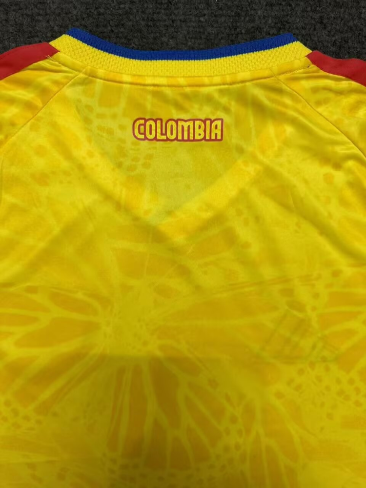 （S-4XL）1:1 Copy Top Quality 2025/2026 Colombia Home Football Jersey （ Fan Edition）