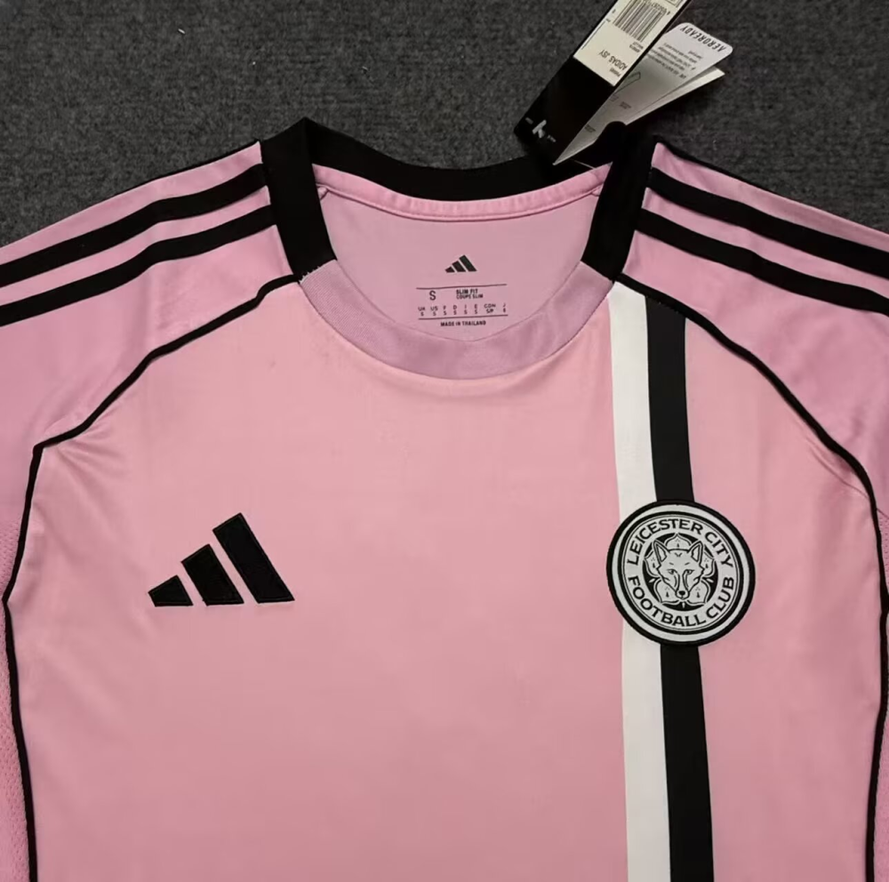 （S-4XL）1:1 Copy Top Quality 2025/2026 Leicester City 2nd Away Football Jersey （ Fan Edition）