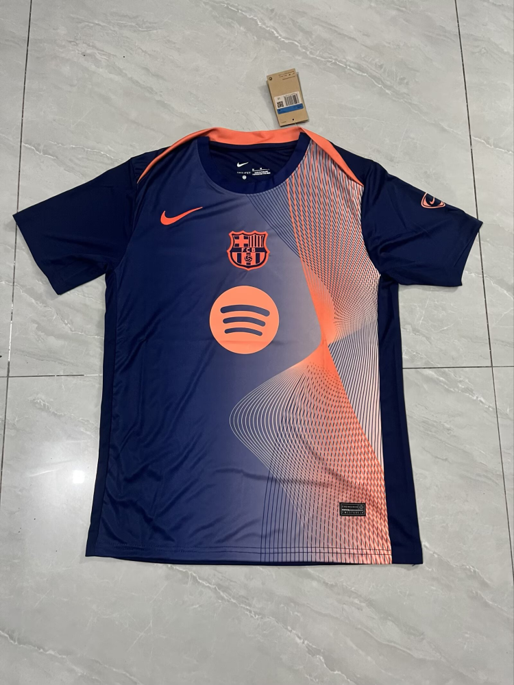 （S-4XL）1:1 Copy Top Quality 2025/2026 Barcelona Training Clothes Football Jersey （ Fan Edition）