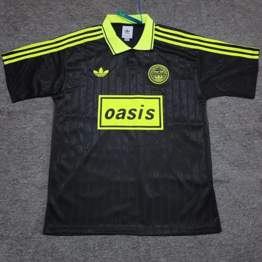 （S-2XL）1:1 Copy Top Quality 2025/2026 oasis x Adidas joint edition  Football Jersey （Fan Edition）
