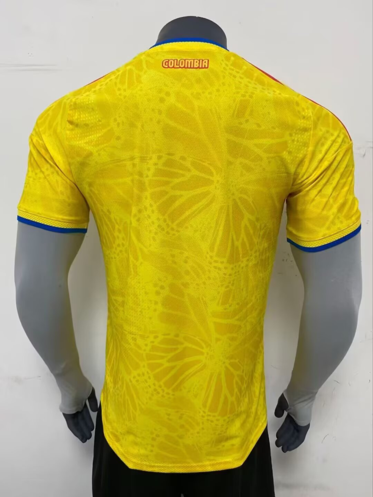 （S-3XL）1:1 Copy Top Quality 2025/2026 Colombia Home Football Jersey （Player Edition）
