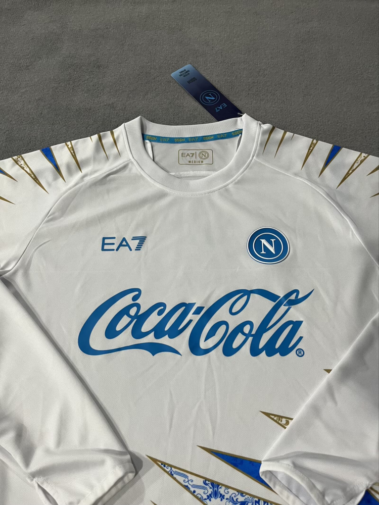 （S-4XL）1:1 Copy Top Quality 2025/2026 Napoli Special Edition long sleeves Football Jersey （ Fan Edition）