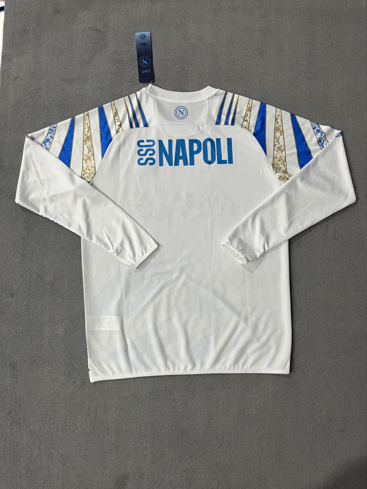 （S-4XL）1:1 Copy Top Quality 2025/2026 Napoli Special Edition long sleeves Football Jersey （ Fan Edition）