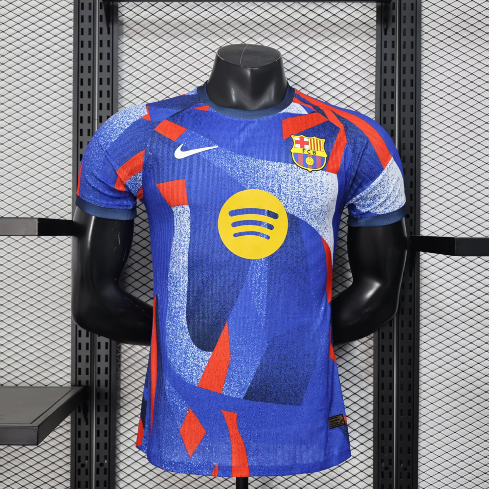 （S-2XL）1:1 Copy Top Quality 2025/2026 Barcelona  Football Jersey （Player Edition）