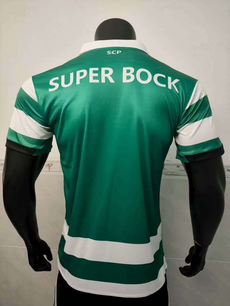 （S-2XL）1:1 Copy Top Quality 2019/2020 Sporting Lisbon Home Football Jersey （Fan Edition）