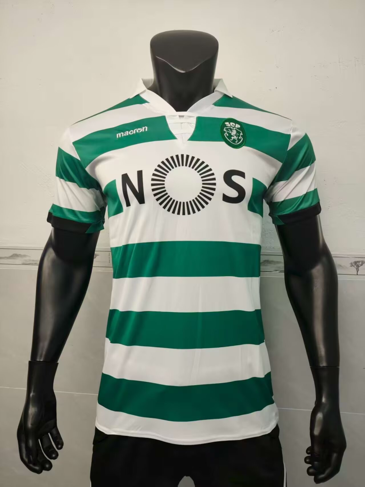 （S-2XL）1:1 Copy Top Quality 2019/2020 Sporting Lisbon Home Football Jersey （Fan Edition）