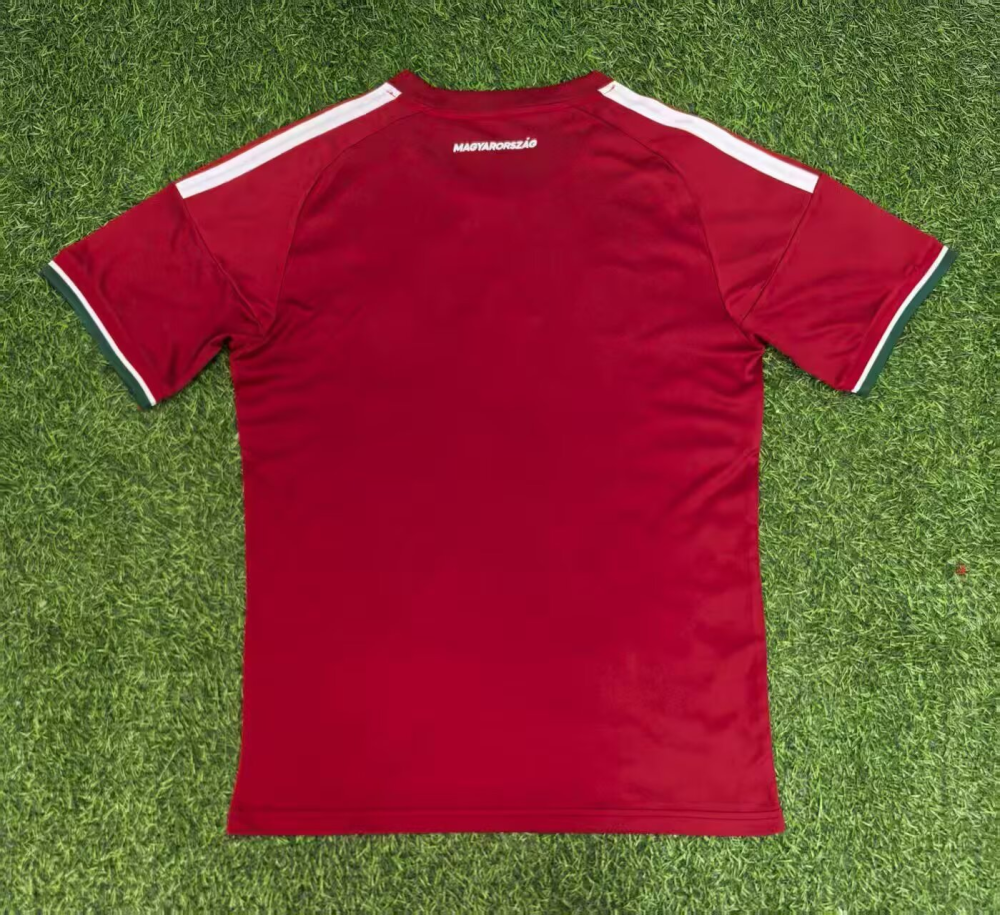 （S-2XL）1:1 Copy Top Quality 2025/2026 Hungary Home Football Jersey （ Fan Edition）