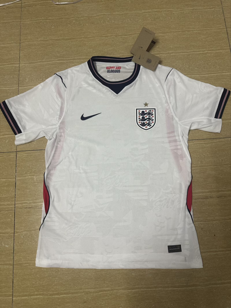 （S-4XL）1:1 Copy Top Quality 2026 England Home Football Jersey （ Fan Edition）