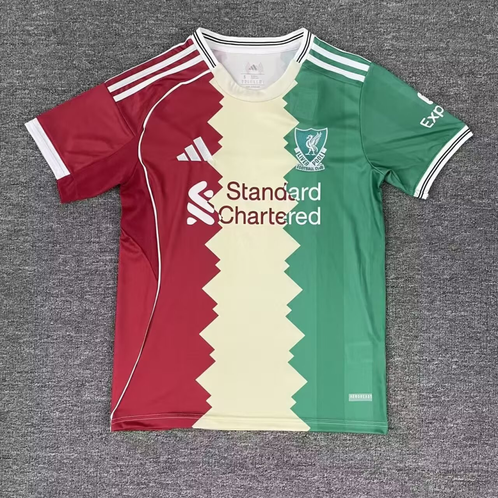 （S-4XL）1:1 Copy Top Quality 2025/2026 Liverpool S-4XL Three Colors Special Edition Football Jersey （Fan Edition）