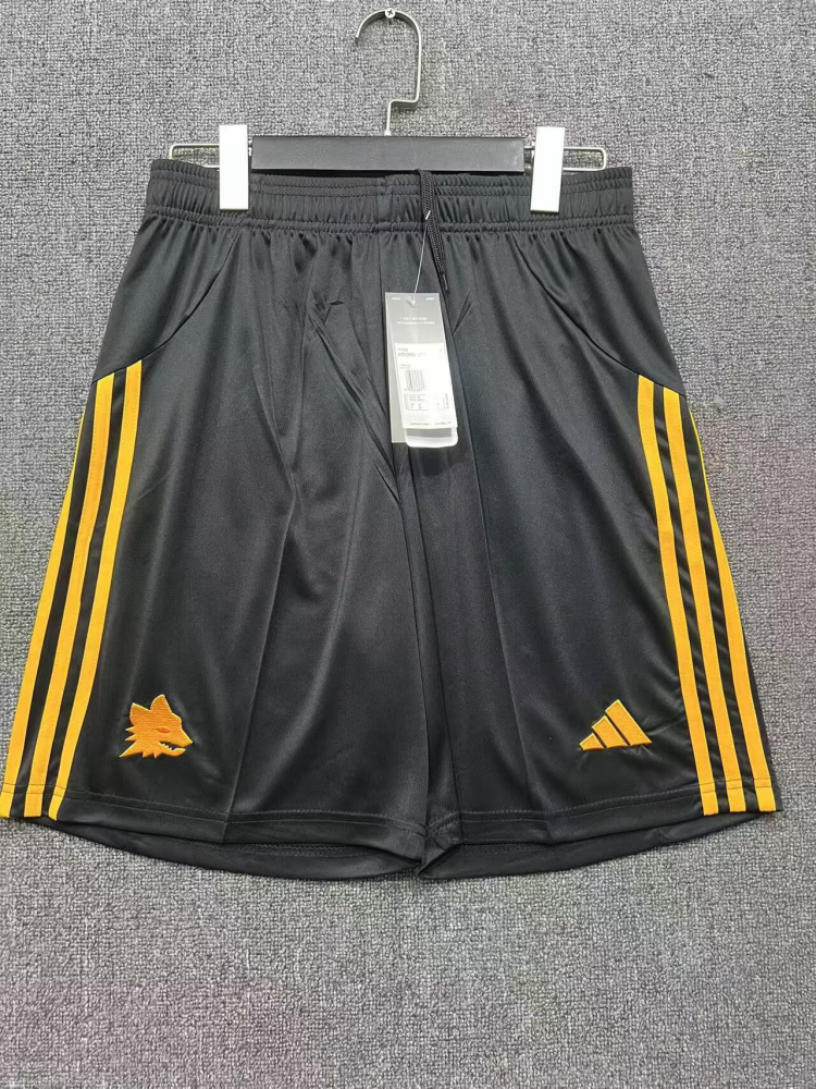 （S-2XL）1:1 Copy Top Quality 2025/2026 AS Roma  Away shorts Football Jersey