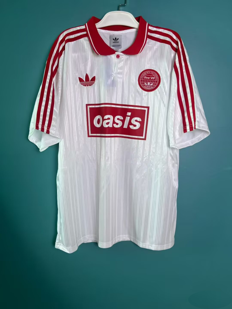 （S-4XL）1:1 Copy Top Quality 2025/2026  oasis x Adidas joint edition Football Jersey （Fan Edition）