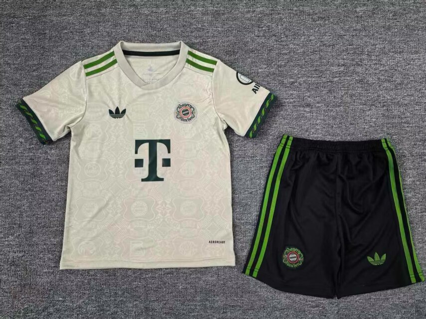 （16-28）1:1 Copy Top Quality 2025/2026 Bayern Munich Oktoberfest Football Jersey (Kids)