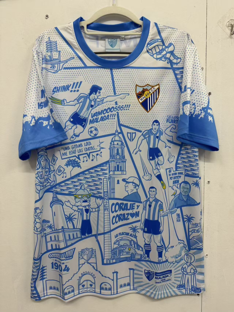 （S-2XL）1:1 Copy Top Quality 2025/2026 Malaga Special Edition Football Jersey （ Fan Edition）