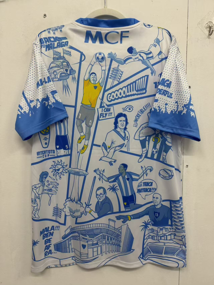（S-2XL）1:1 Copy Top Quality 2025/2026 Malaga Special Edition Football Jersey （ Fan Edition）