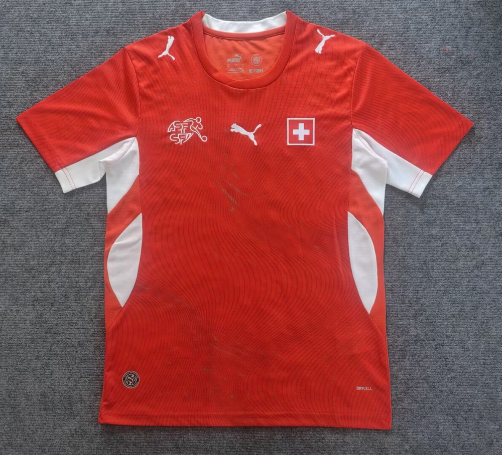 （S-2XL）1:1 Copy Top Quality 2026 Switzerland Home  Football Jersey （ Fan Edition）