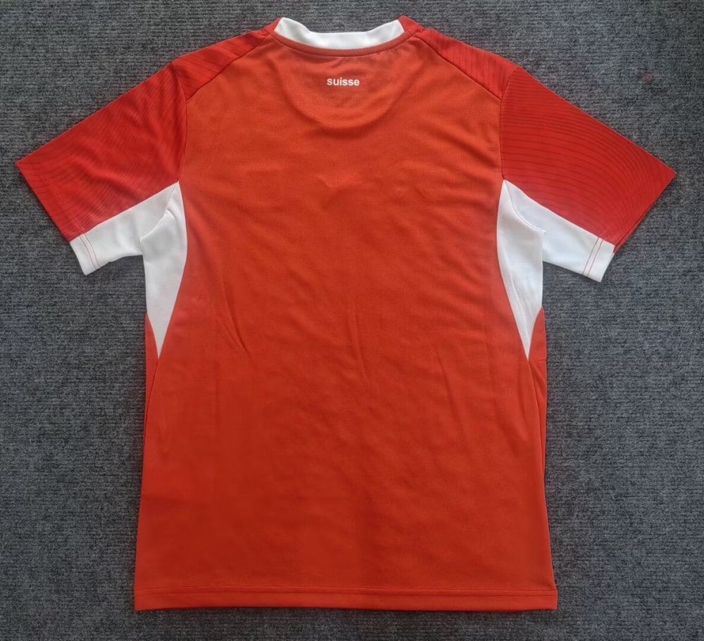 （S-2XL）1:1 Copy Top Quality 2026 Switzerland Home  Football Jersey （ Fan Edition）
