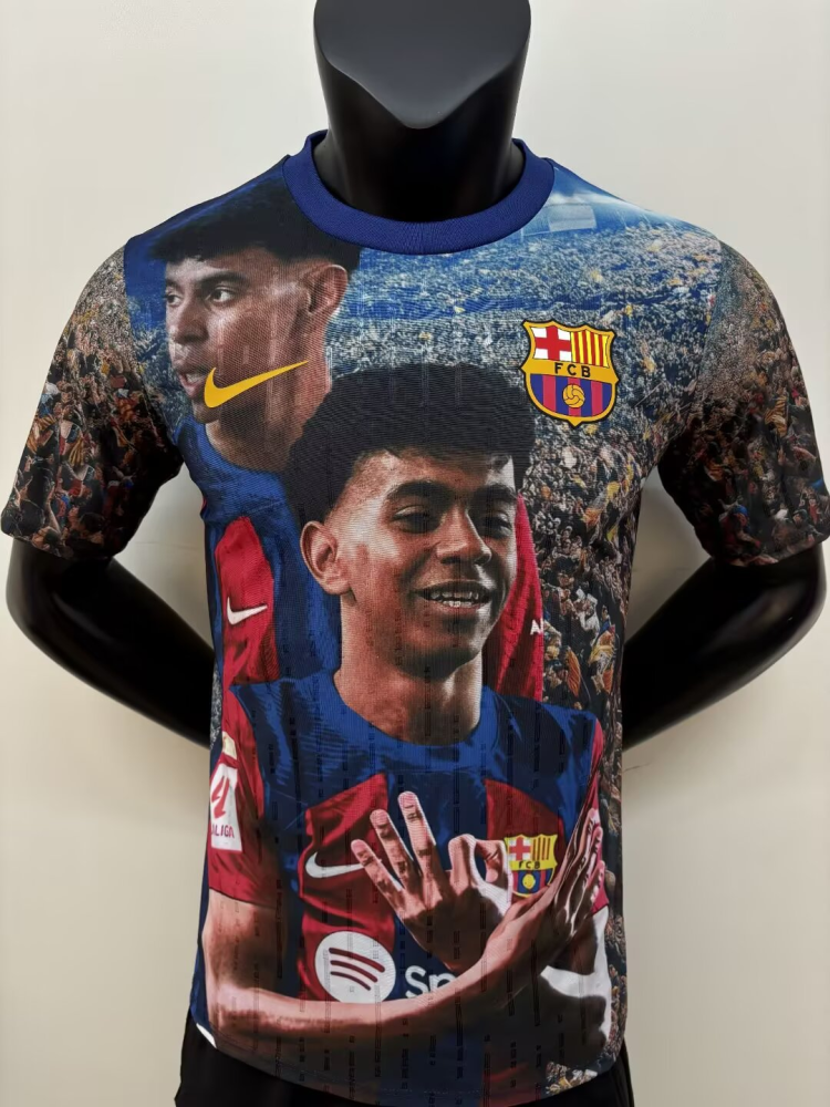 （S-2XL）1:1 Copy Top Quality 2025/2026 Barcelona Special Edition Football Jersey （ Fan Edition）