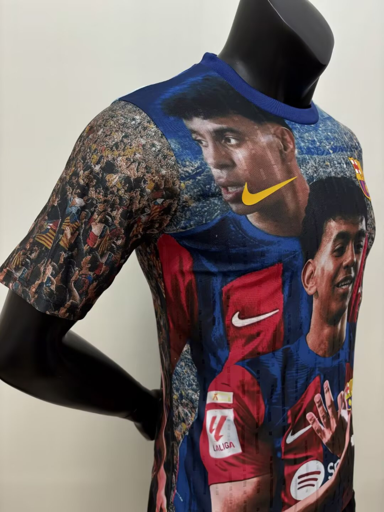 （S-2XL）1:1 Copy Top Quality 2025/2026 Barcelona Special Edition Football Jersey （ Fan Edition）
