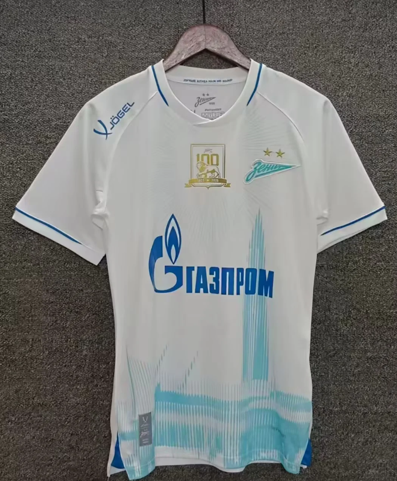 （S-2XL）1:1 Copy Top Quality 2025/2026 Zenit 100th Anniversary  Football Jersey （Fan Edition）