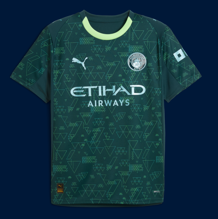 （S-2XL）1:1 Copy Top Quality 2025/2026 Manchester City fourth Football Jersey （ Fan Edition）