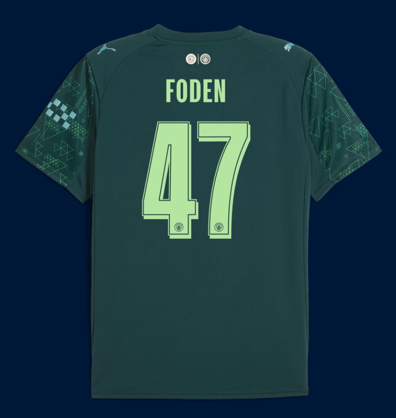 （S-2XL）1:1 Copy Top Quality 2025/2026 Manchester City fourth Football Jersey （ Fan Edition）