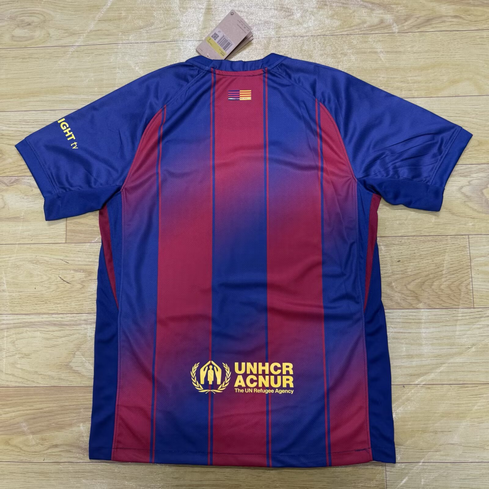 （S-4XL）1:1 Copy Top Quality 2025/2026 Barcelona X Ed Sheeran  Football Jersey （ Fan Edition）