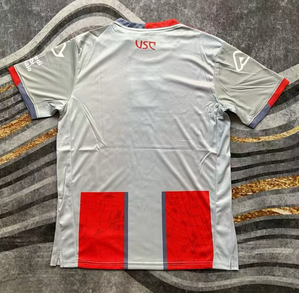 （S-2XL）1:1 Copy Top Quality 2025/2026 Cremonese Home Football Jersey （ Fan Edition）