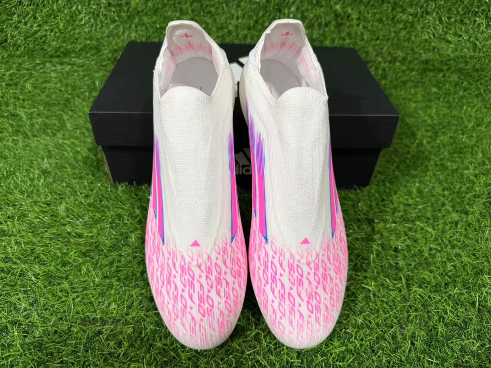 F50+ FG Adidas Pink White Football shoes SIZE: 39-45（Football shoes）